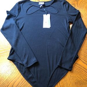 Women’s black bodysuit